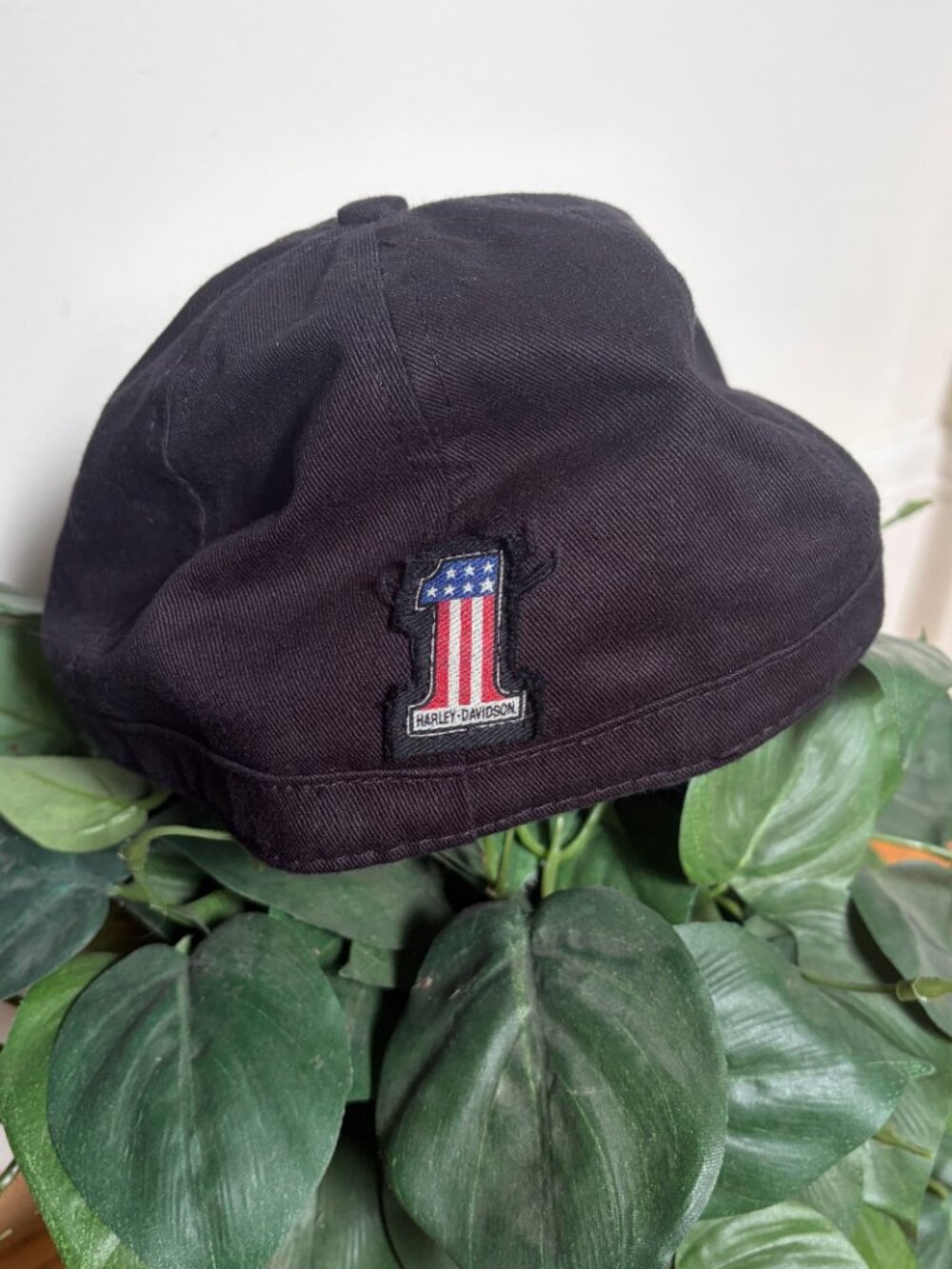 Harley Davidson Hat Cap. Silver Crystal/Rhinestone American Size M Bling NWOT - Picture 4 of 8
